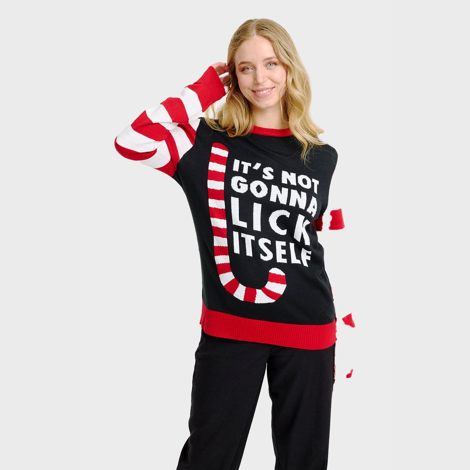 Candy Cane maglione natalizio – Donna